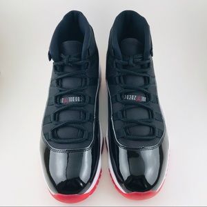 Jordan 11 Retro High Black and Red DS
